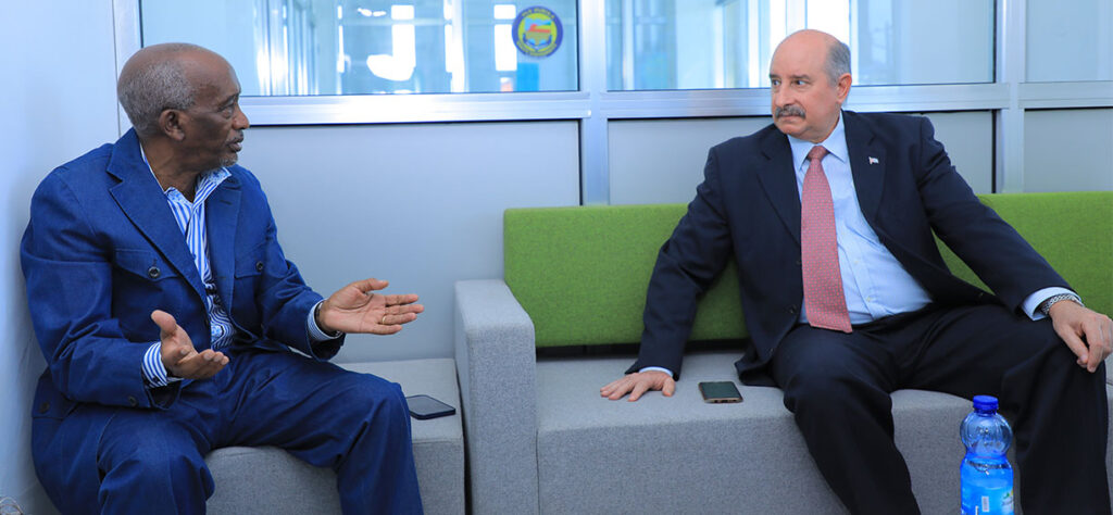 A VISIT FORM AMBASSADOR OF CUBA TO ETHIOPIA. H.E. JORGE LEFEBRE TO UNITY UNIVERSITY
