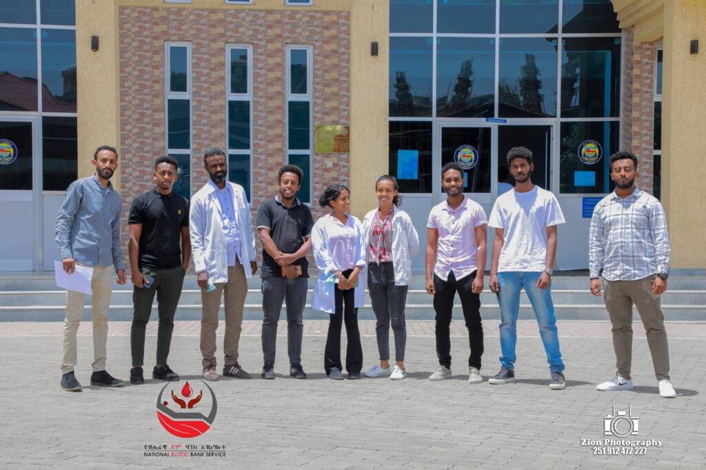 UNITY STUDENTS AND STAFFS DONATING BLOOD at Unity University